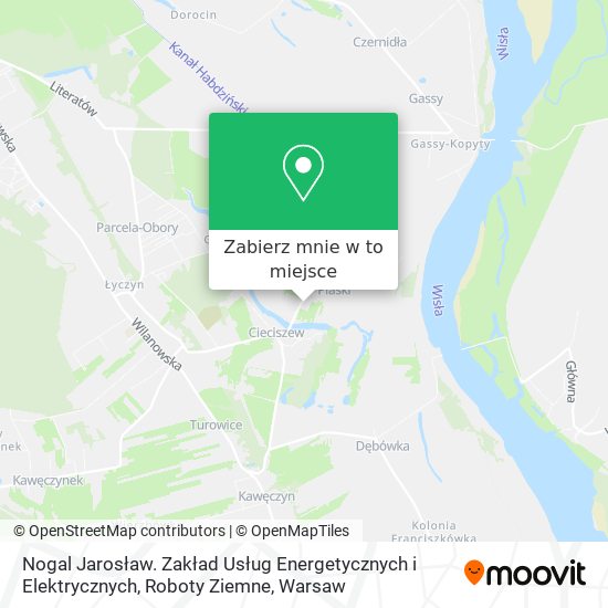 Mapa Nogal Jarosław. Zakład Usług Energetycznych i Elektrycznych, Roboty Ziemne