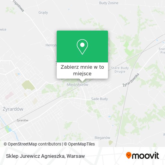 Mapa Sklep Jurewicz Agnieszka