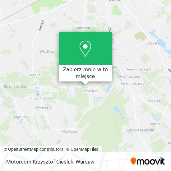 Mapa Motorcom Krzysztof Cieślak