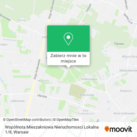 Mapa Wspólnota Mieszakniowa Nieruchomosci Lokalna 1 / 8