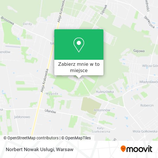 Mapa Norbert Nowak Usługi