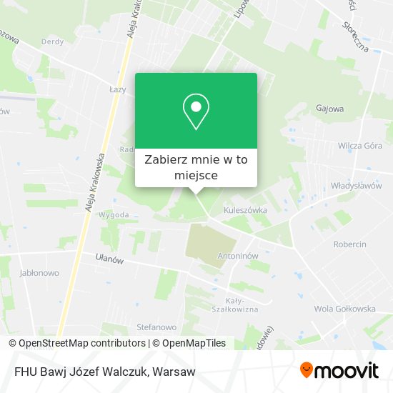 Mapa FHU Bawj Józef Walczuk