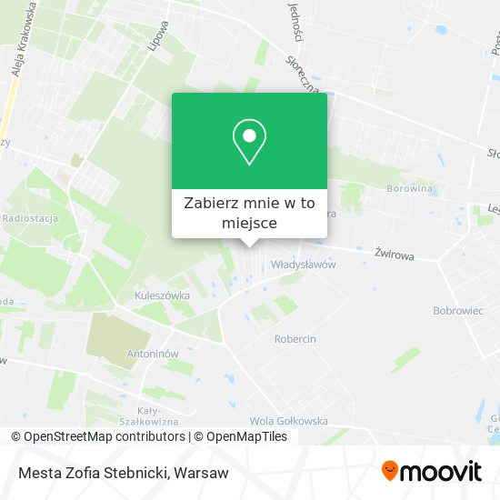 Mapa Mesta Zofia Stebnicki