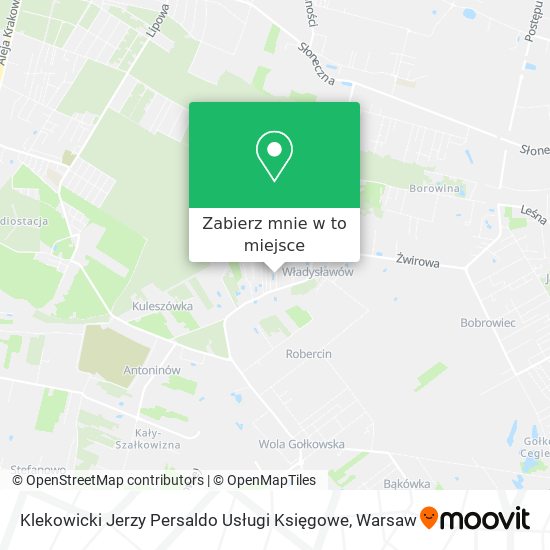 Mapa Klekowicki Jerzy Persaldo Usługi Księgowe