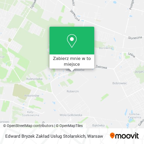 Mapa Edward Bryzek Zakład Usług Stolarskich