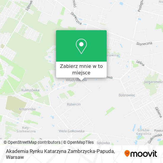 Mapa Akademia Rynku Katarzyna Zambrzycka-Papuda