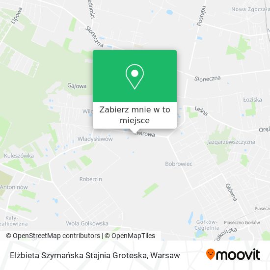 Mapa Elżbieta Szymańska Stajnia Groteska