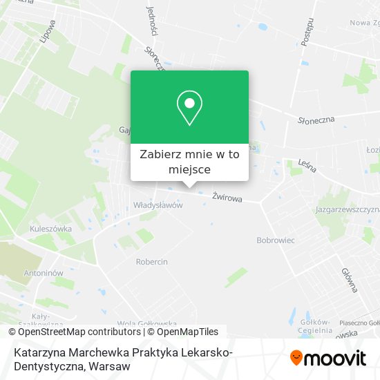 Mapa Katarzyna Marchewka Praktyka Lekarsko-Dentystyczna