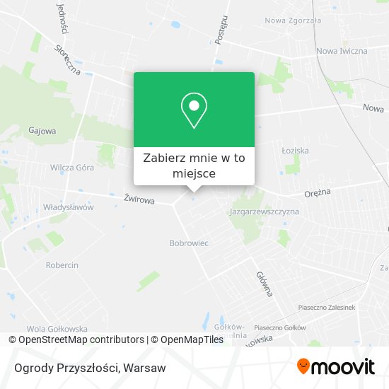 Mapa Ogrody Przyszłości