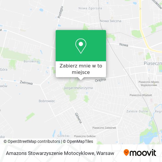 Mapa Amazons Stowarzyszenie Motocyklowe