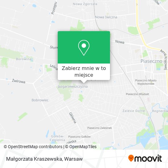 Mapa Małgorzata Kraszewska