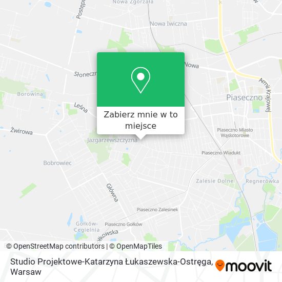 Mapa Studio Projektowe-Katarzyna Łukaszewska-Ostręga