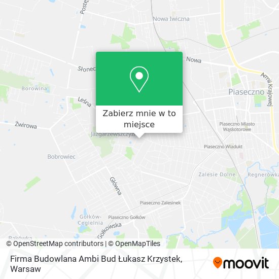 Mapa Firma Budowlana Ambi Bud Łukasz Krzystek