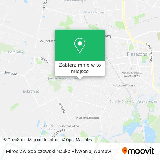 Mapa Mirosław Sobiczewski Nauka Pływania