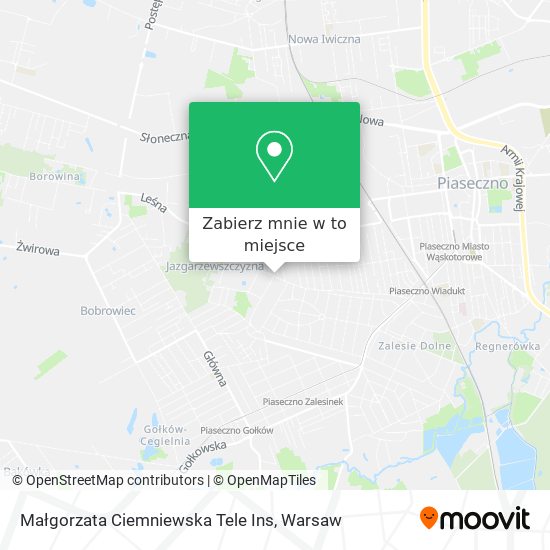 Mapa Małgorzata Ciemniewska Tele Ins