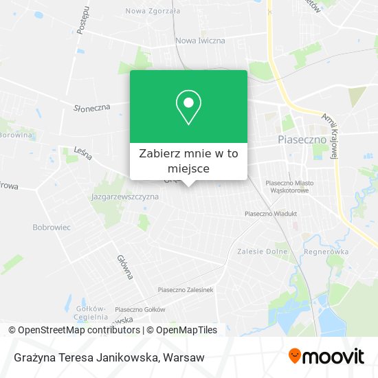 Mapa Grażyna Teresa Janikowska