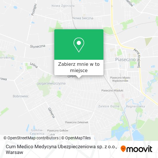 Mapa Cum Medico Medycyna Ubezpieczeniowa sp. z o.o.