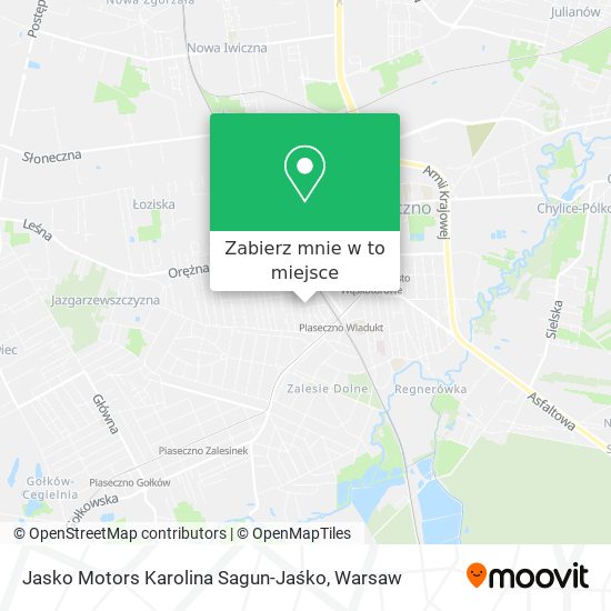 Mapa Jasko Motors Karolina Sagun-Jaśko