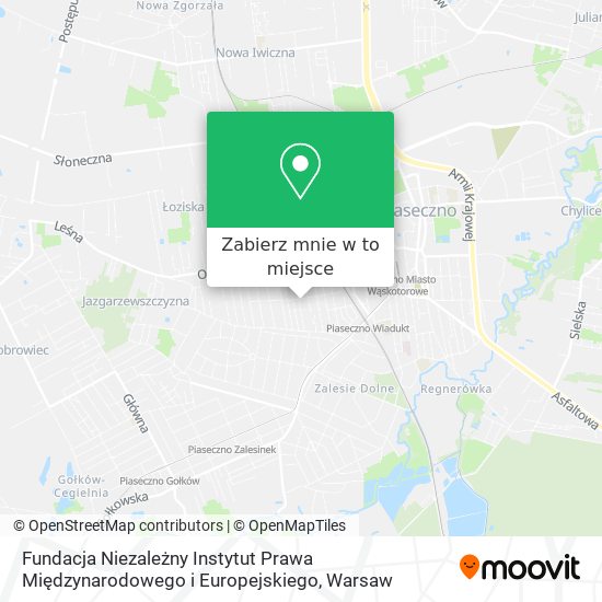 Mapa Fundacja Niezależny Instytut Prawa Międzynarodowego i Europejskiego