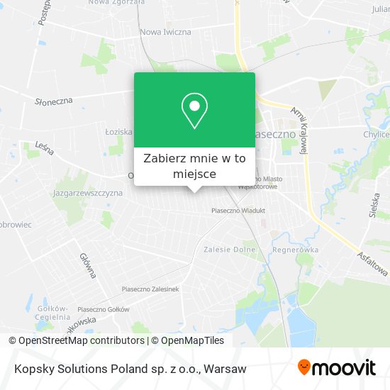 Mapa Kopsky Solutions Poland sp. z o.o.