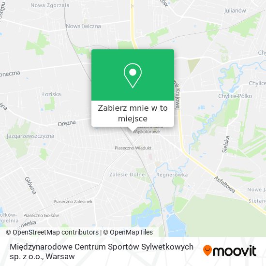 Mapa Międzynarodowe Centrum Sportów Sylwetkowych sp. z o.o.