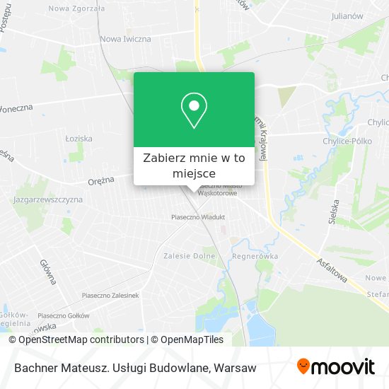 Mapa Bachner Mateusz. Usługi Budowlane