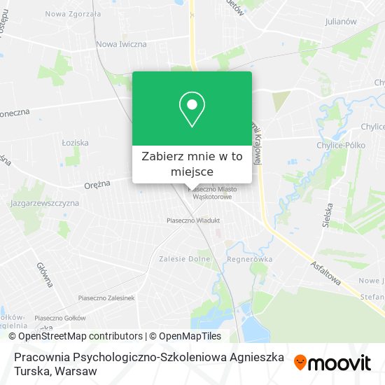 Mapa Pracownia Psychologiczno-Szkoleniowa Agnieszka Turska