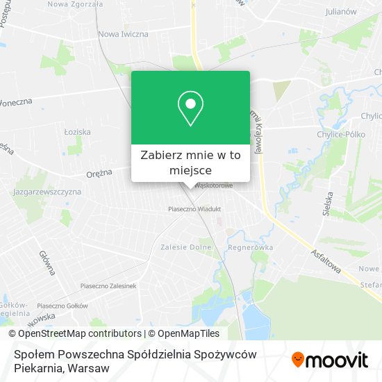 Mapa Społem Powszechna Spółdzielnia Spożywców Piekarnia