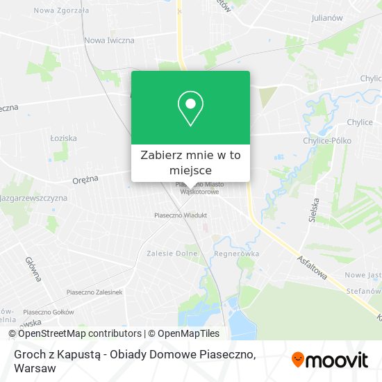 Mapa Groch z Kapustą - Obiady Domowe Piaseczno