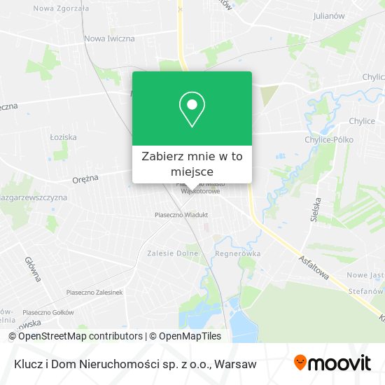 Mapa Klucz i Dom Nieruchomości sp. z o.o.