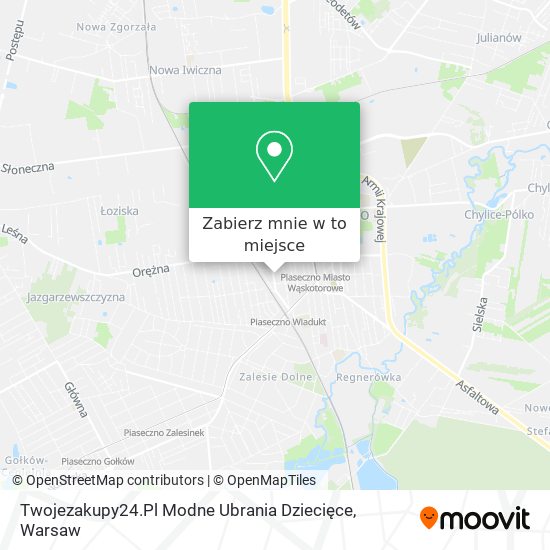 Mapa Twojezakupy24.Pl Modne Ubrania Dziecięce