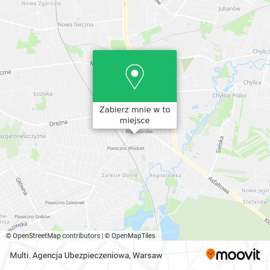 Mapa Multi. Agencja Ubezpieczeniowa