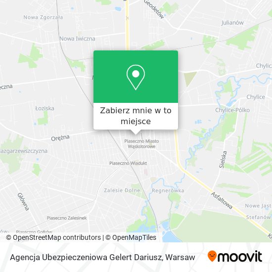 Mapa Agencja Ubezpieczeniowa Gelert Dariusz