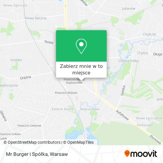 Mapa Mr Burger i Spółka