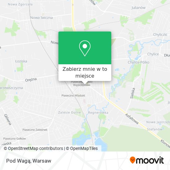 Mapa Pod Wagą