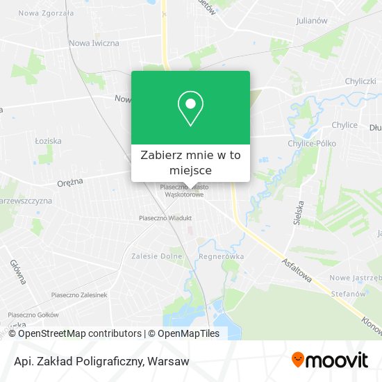 Mapa Api. Zakład Poligraficzny