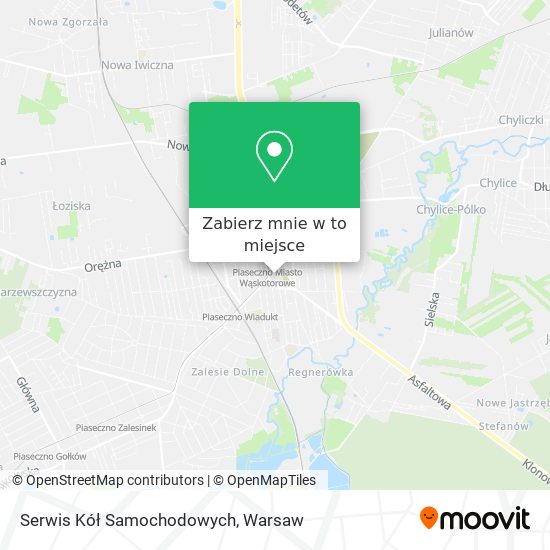 Mapa Serwis Kół Samochodowych