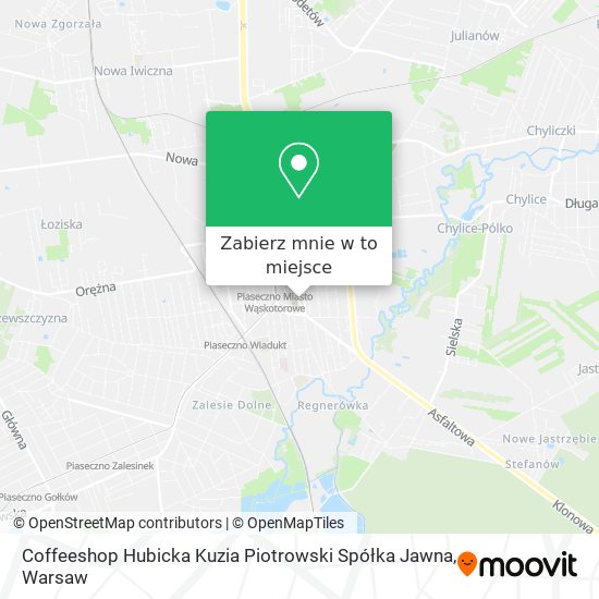 Mapa Coffeeshop Hubicka Kuzia Piotrowski Spółka Jawna