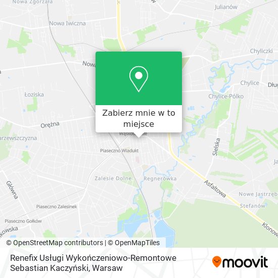 Mapa Renefix Usługi Wykończeniowo-Remontowe Sebastian Kaczyński