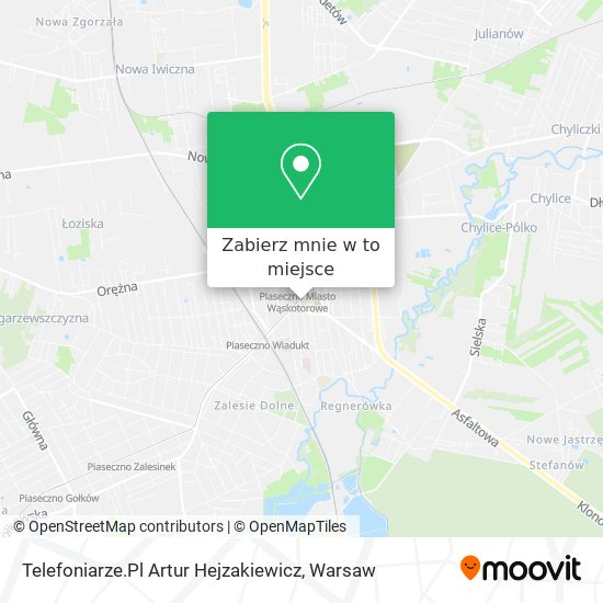 Mapa Telefoniarze.Pl Artur Hejzakiewicz