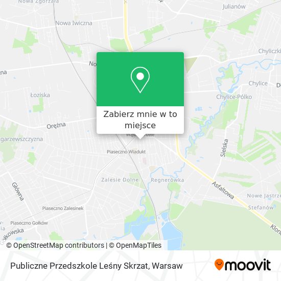 Mapa Publiczne Przedszkole Leśny Skrzat