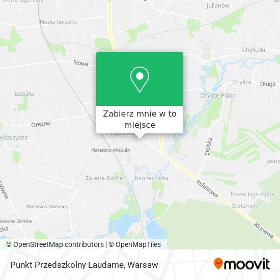 Mapa Punkt Przedszkolny Laudame