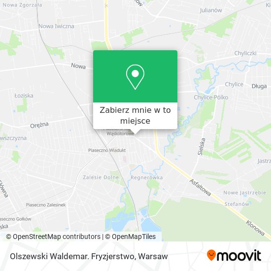 Mapa Olszewski Waldemar. Fryzjerstwo