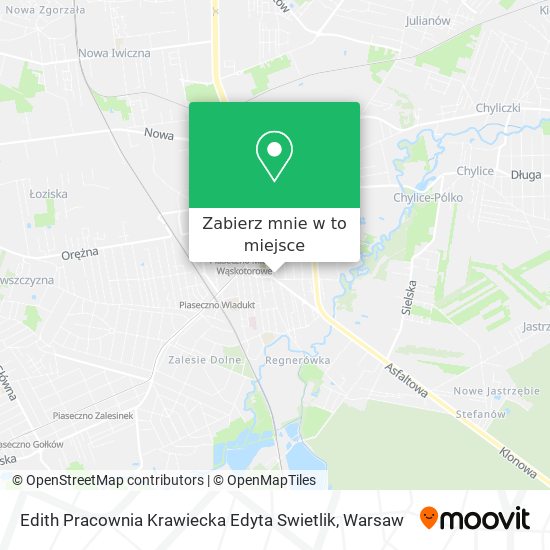 Mapa Edith Pracownia Krawiecka Edyta Swietlik