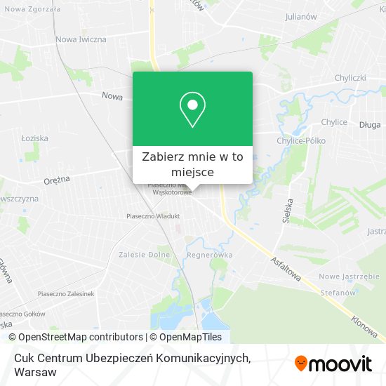 Mapa Cuk Centrum Ubezpieczeń Komunikacyjnych