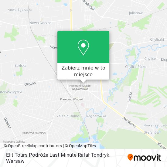 Mapa Elit Tours Podróże Last Minute Rafał Tondryk