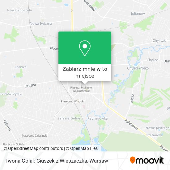 Mapa Iwona Golak Ciuszek z Wieszaczka