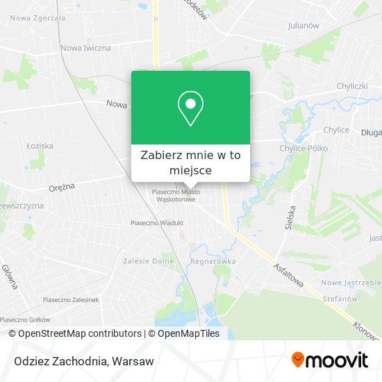 Mapa Odziez Zachodnia