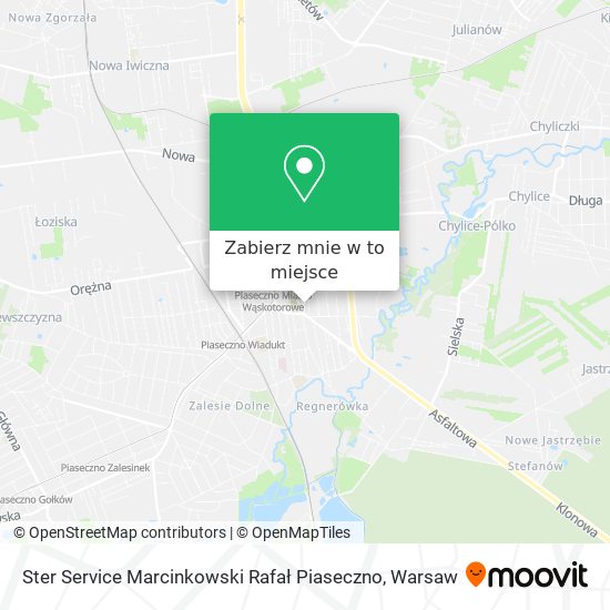 Mapa Ster Service Marcinkowski Rafał Piaseczno