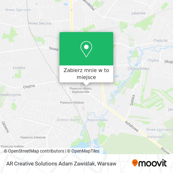 Mapa AR Creative Solutions Adam Zawiślak